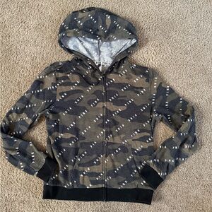 PINK Camo Zip Up Hoodie